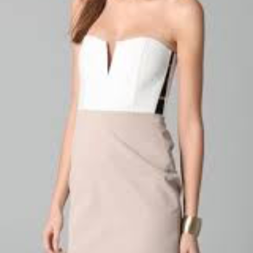 Michelle Mason Strapless dress